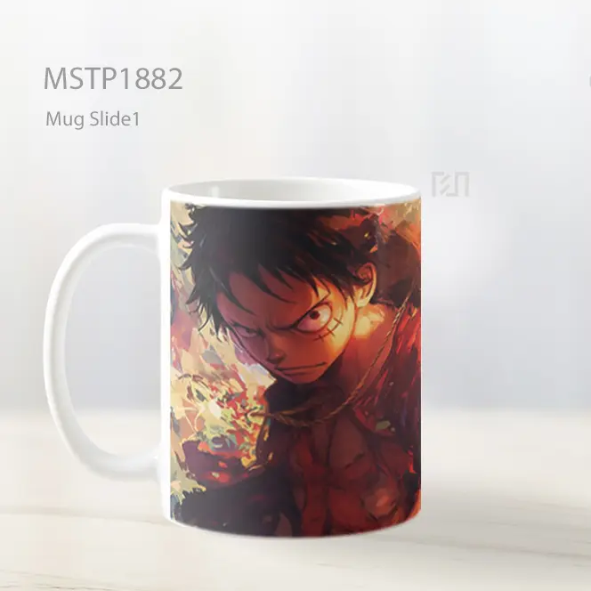Monkey D Luffy Fokus One Piece Mug MSTP1882 - All-side / Desain