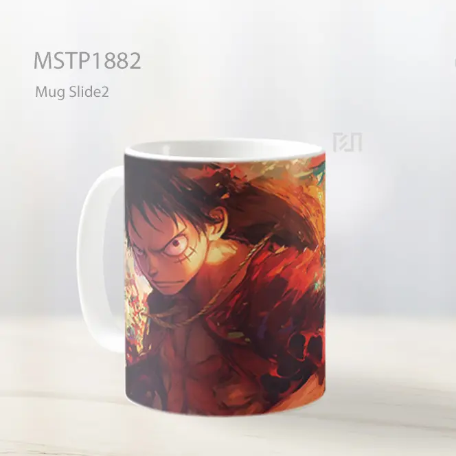 Monkey D Luffy Fokus One Piece Mug MSTP1882 - All-side / Desain