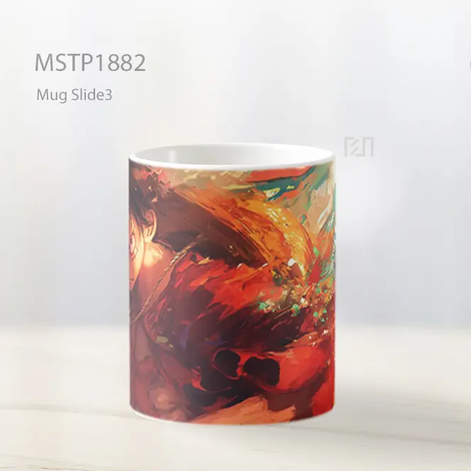 Monkey D Luffy Fokus One Piece Mug MSTP1882 - All-side / Desain
