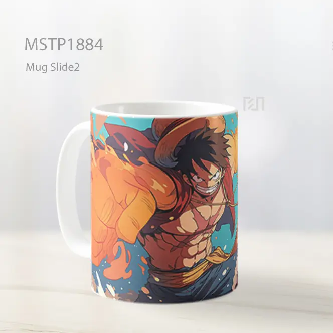 Monkey D Luffy Gear 4 One Piece Mug MSTP1884 - All-side / Desain