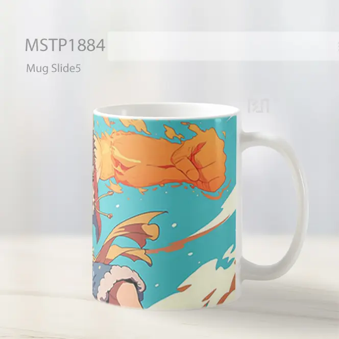 Monkey D Luffy Gear 4 One Piece Mug MSTP1884 - All-side / Desain