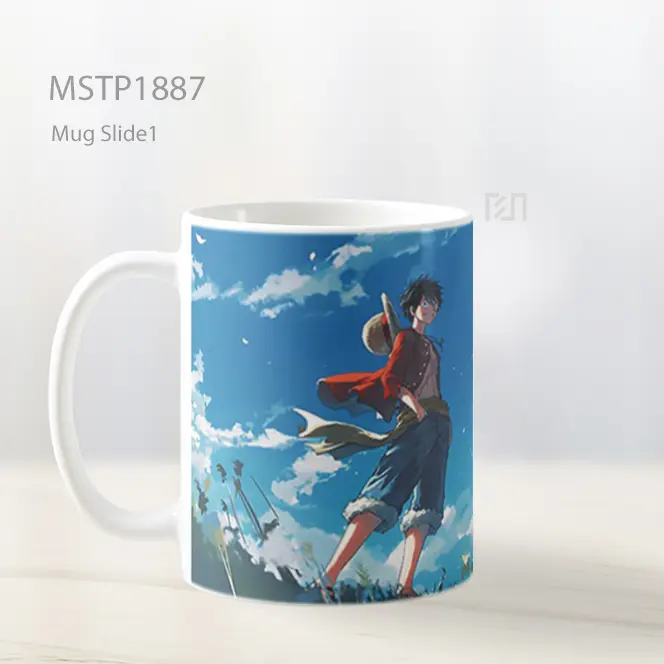 Monkey D Luffy Ladang One Piece Mug MSTP1887 - All-side / Desain