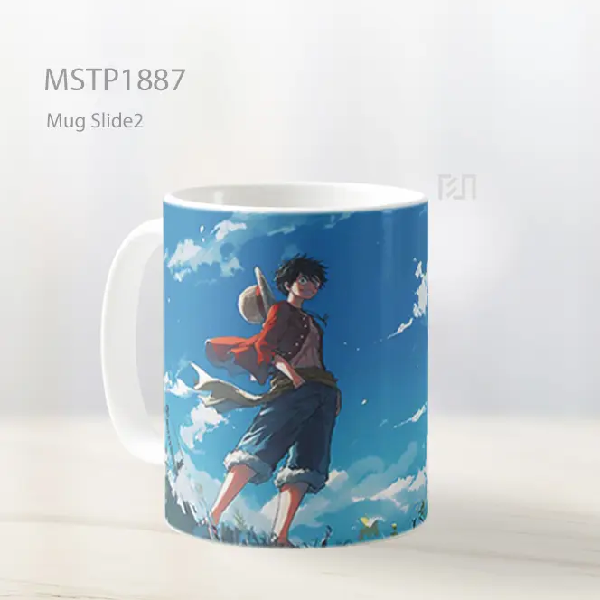Monkey D Luffy Ladang One Piece Mug MSTP1887 - All-side / Desain