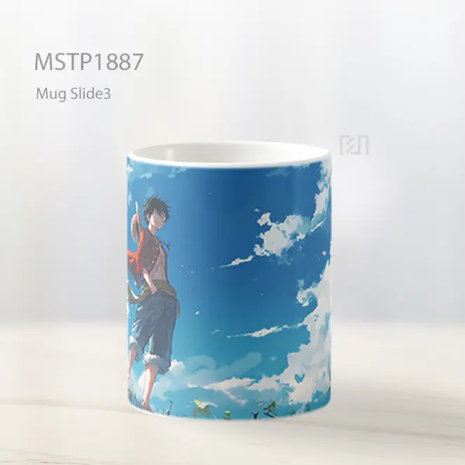 Monkey D Luffy Ladang One Piece Mug MSTP1887 - All-side / Desain