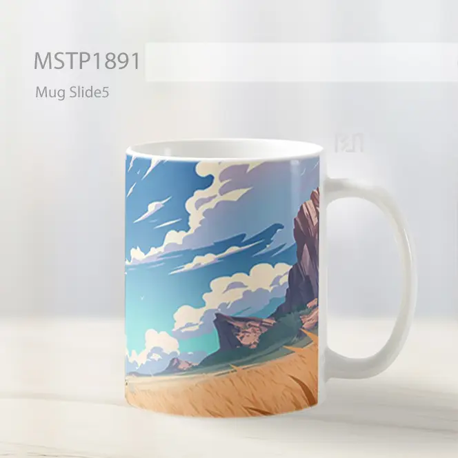 Monkey D Luffy One Piece Mug MSTP1891 - All-side / Desain