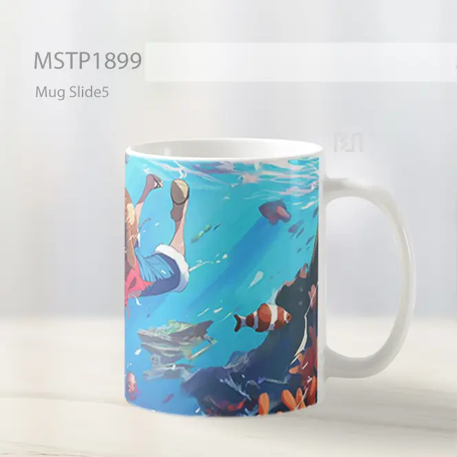 Monkey D Luffy One Piece Mug MSTP1899 - All-side / Desain