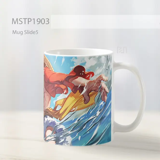 Monkey D Luffy One Piece Mug MSTP1903 - All-side / Desain