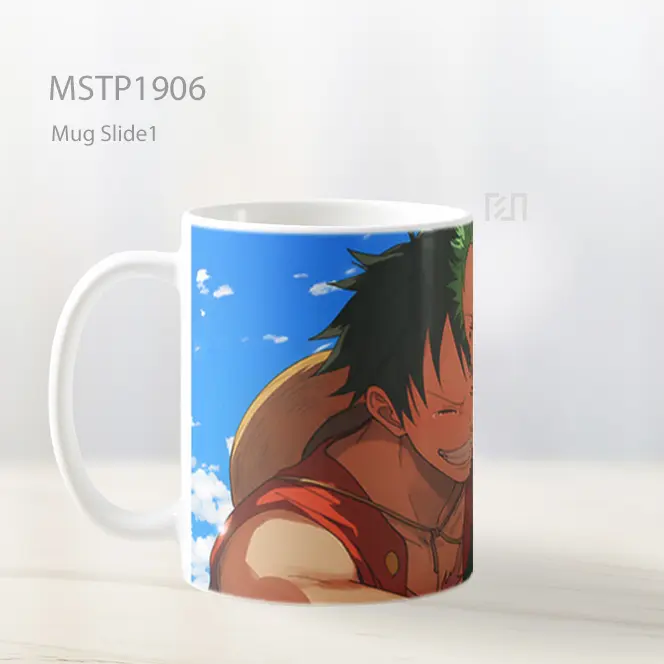 Monkey D Luffy Roronoa Zoro Lucu Mug MSTP1906 - All-side / Desain