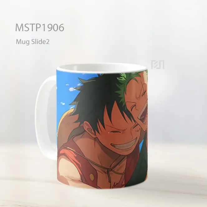 Monkey D Luffy Roronoa Zoro Lucu Mug MSTP1906 - All-side / Desain