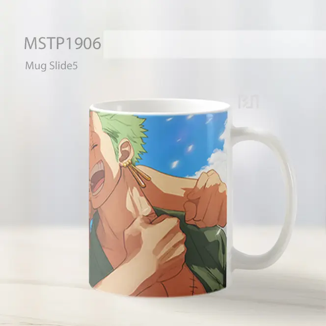 Monkey D Luffy Roronoa Zoro Lucu Mug MSTP1906 - All-side / Desain