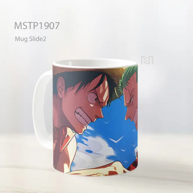Monkey D Luffy Roronoa Zoro One Piece Mug MSTP1907 - All-side / Desain
