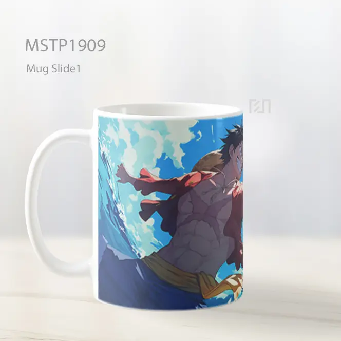 Monkey D Luffy Tenggelam Di Bawah Air Mug MSTP1909 - All-side / Desain