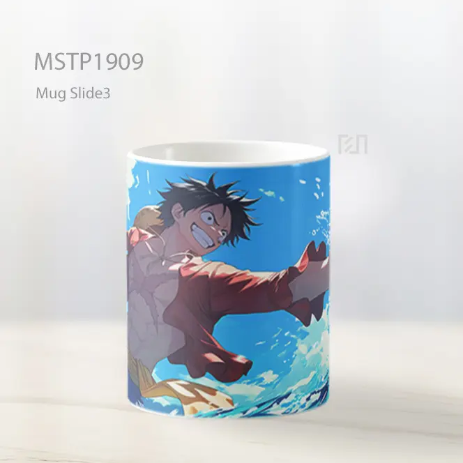 Monkey D Luffy Tenggelam Di Bawah Air Mug MSTP1909 - All-side / Desain