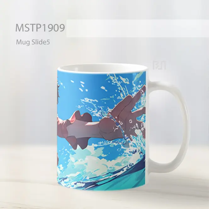 Monkey D Luffy Tenggelam Di Bawah Air Mug MSTP1909 - All-side / Desain