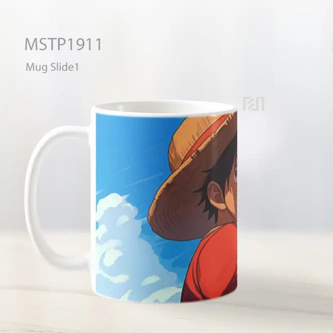 Monkey D Luffy Topi Jerami Langit Mug MSTP1911 - All-side / Desain