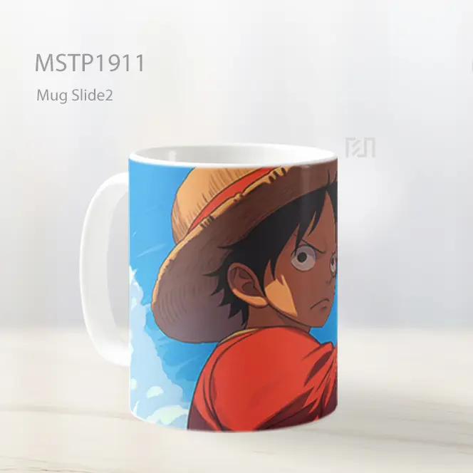 Monkey D Luffy Topi Jerami Langit Mug MSTP1911 - All-side / Desain