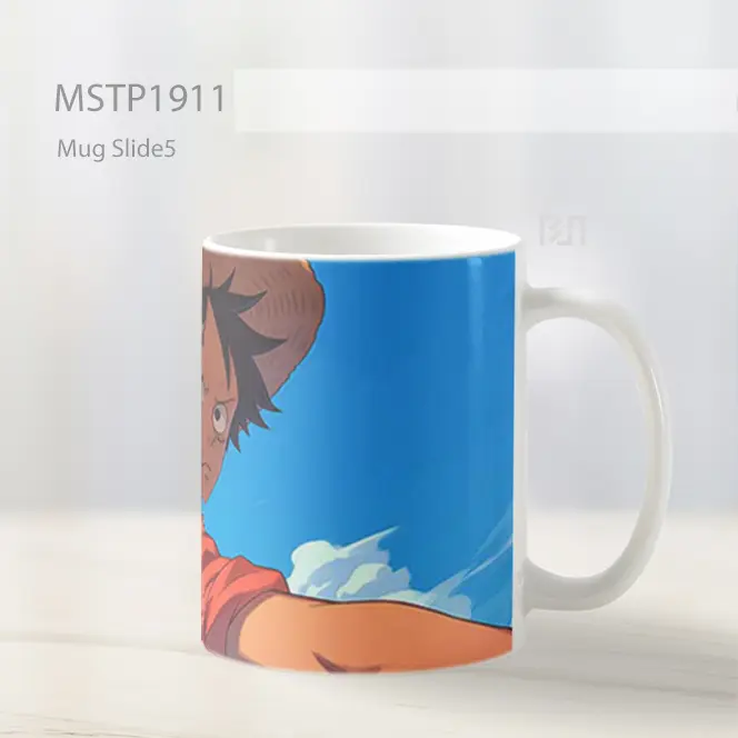 Monkey D Luffy Topi Jerami Langit Mug MSTP1911 - All-side / Desain