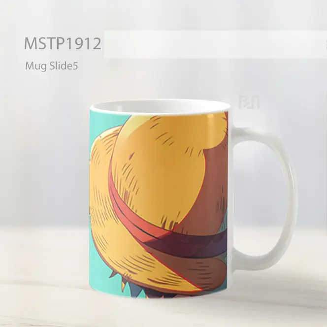Monkey D Luffy Topi One Piece Mug MSTP1912 - All-side / Desain