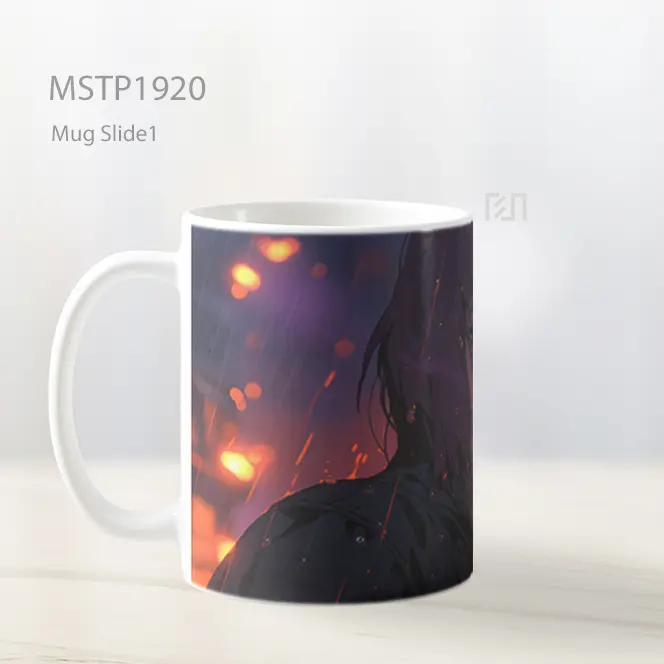 Motoko Kusanagi Hujan Mug MSTP1920 - All-side / Desain