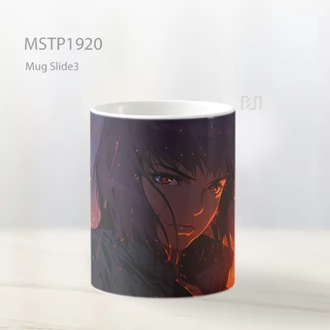 Motoko Kusanagi Hujan Mug MSTP1920 - All-side / Desain