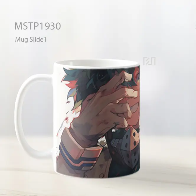 My Hero Academia Deku Bloody Smile Mug MSTP1930 - All-side / Desain