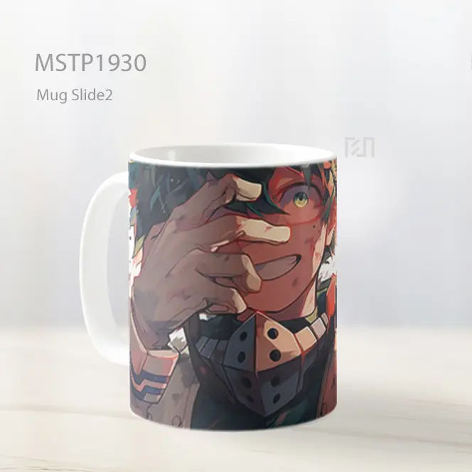 My Hero Academia Deku Bloody Smile Mug MSTP1930 - All-side / Desain