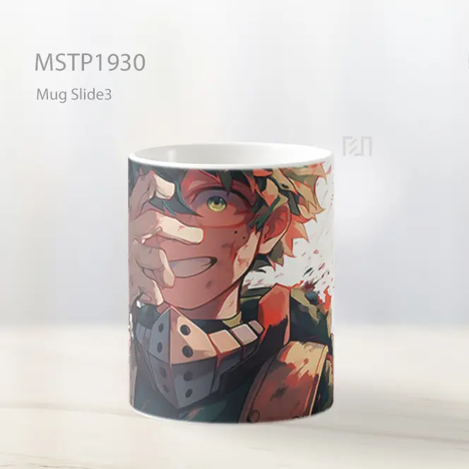 My Hero Academia Deku Bloody Smile Mug MSTP1930 - All-side / Desain