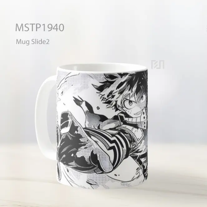 My Hero Academia Manga Hitam Putih Deku Mug MSTP1940 - All-side / Desain