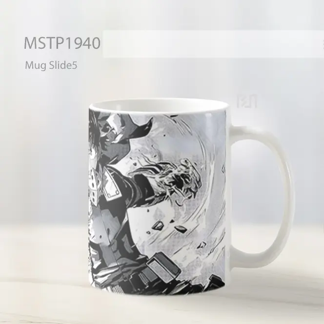 My Hero Academia Manga Hitam Putih Deku Mug MSTP1940 - All-side / Desain