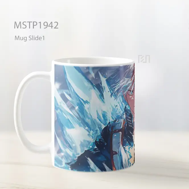 My Hero Academia Shoto Todoroki Ice And Fire Mug MSTP1942 - All-side / Desain