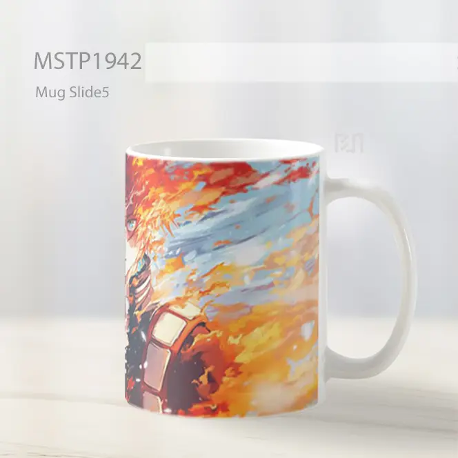 My Hero Academia Shoto Todoroki Ice And Fire Mug MSTP1942 - All-side / Desain