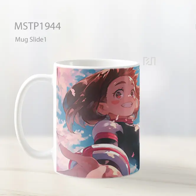 My Hero Academia Uraraka Bunga Sakura Mug MSTP1944 - All-side / Desain