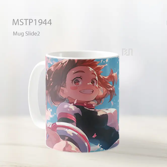 My Hero Academia Uraraka Bunga Sakura Mug MSTP1944 - All-side / Desain