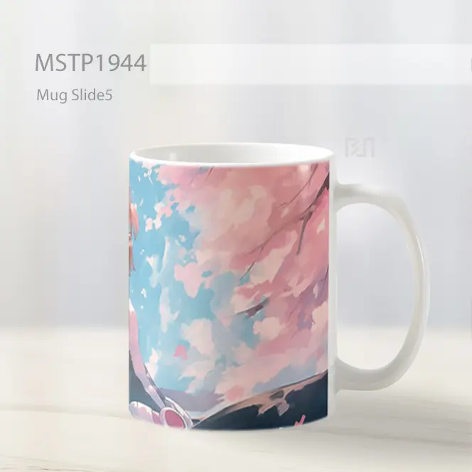 My Hero Academia Uraraka Bunga Sakura Mug MSTP1944 - All-side / Desain