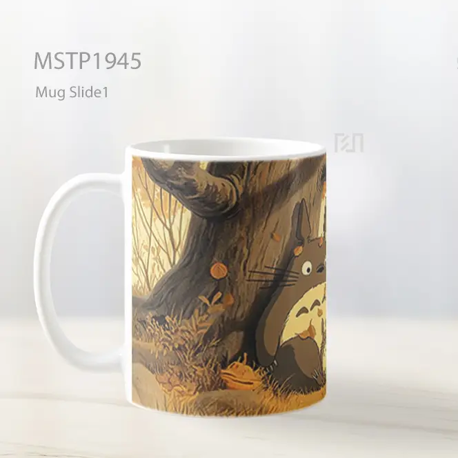 My Neighbor Totoro Daun Musim Gugur Mug MSTP1945 - All-side / Desain