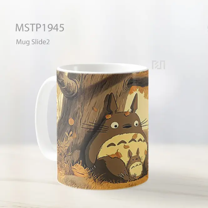 My Neighbor Totoro Daun Musim Gugur Mug MSTP1945 - All-side / Desain