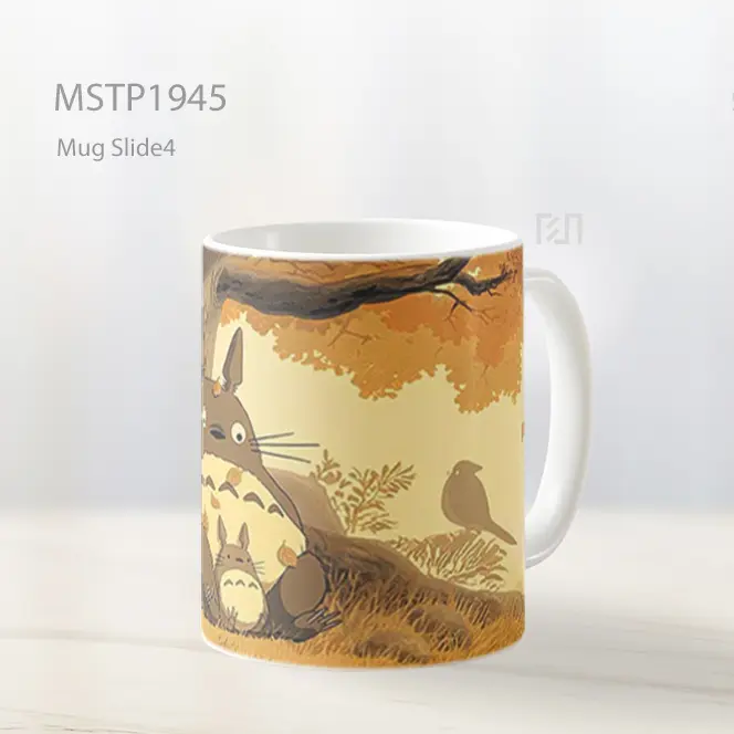 My Neighbor Totoro Daun Musim Gugur Mug MSTP1945