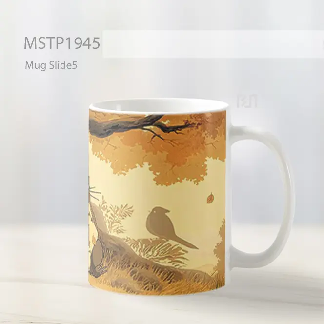 My Neighbor Totoro Daun Musim Gugur Mug MSTP1945 - All-side / Desain