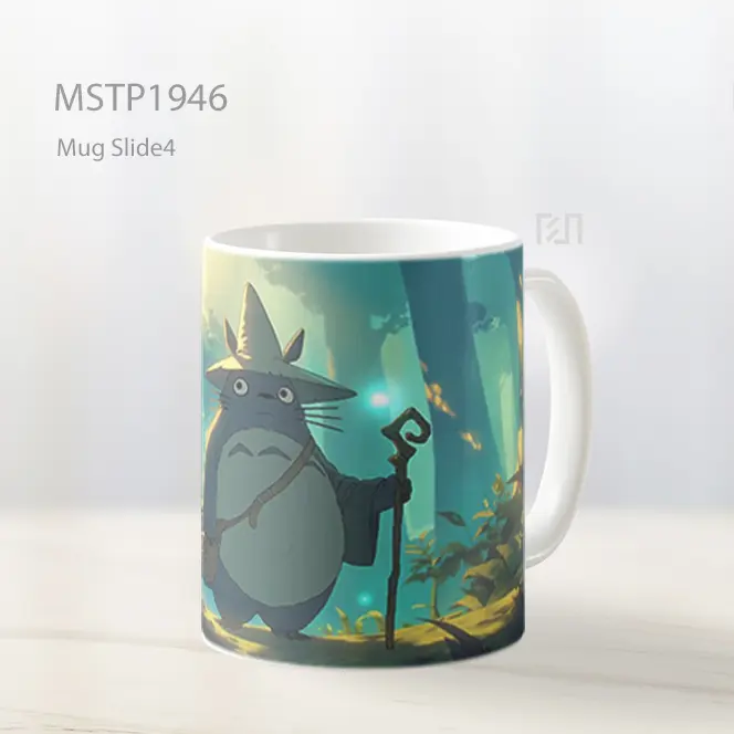 My Neighbor Totoro Hutan Roh Sihir Tongkat Mug MSTP1946