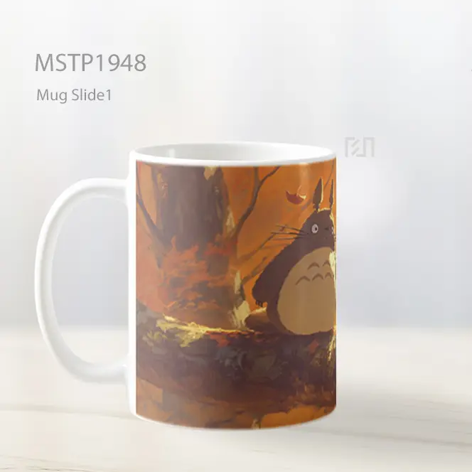 My Neighbor Totoro Musim Gugur Hutan Mug MSTP1948 - All-side / Desain
