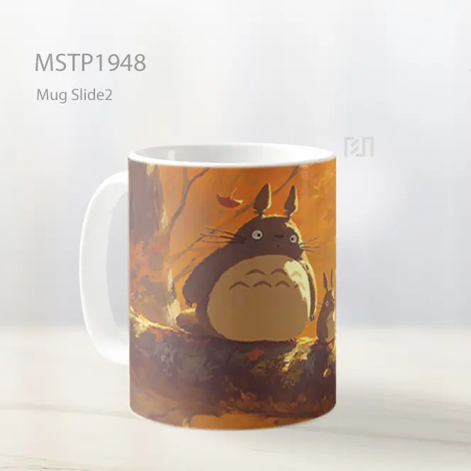 My Neighbor Totoro Musim Gugur Hutan Mug MSTP1948 - All-side / Desain