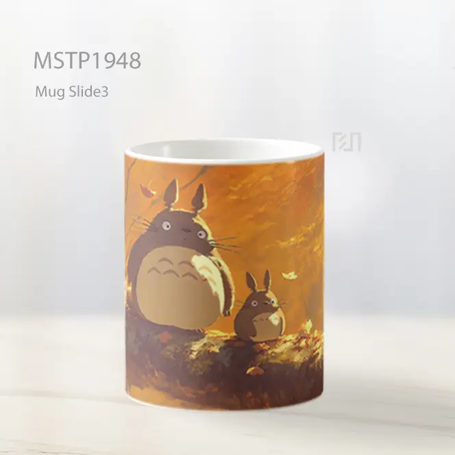 My Neighbor Totoro Musim Gugur Hutan Mug MSTP1948 - All-side / Desain