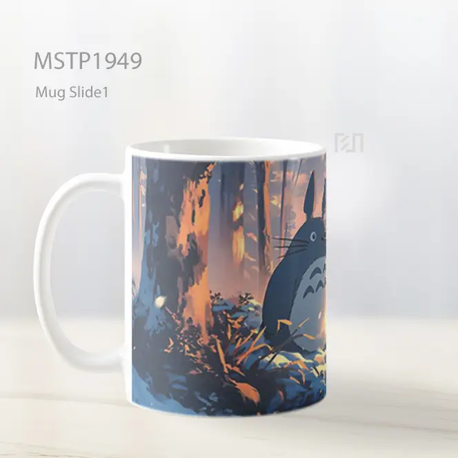 My Neighbor Totoro Totoro Di Salju Mug MSTP1949 - All-side / Desain