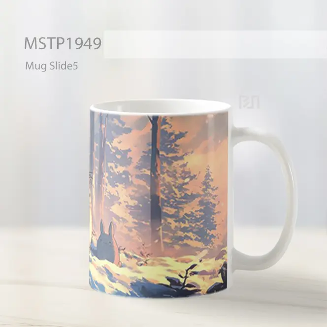 My Neighbor Totoro Totoro Di Salju Mug MSTP1949 - All-side / Desain