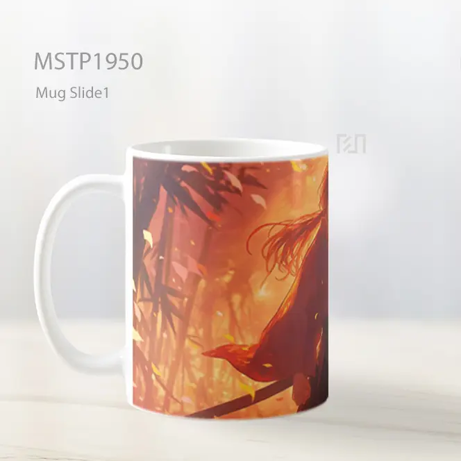 Mystery Anime Character In Fire Mug MSTP1950 - All-side / Desain