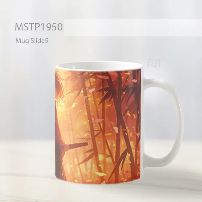 Mystery Anime Character In Fire Mug MSTP1950 - All-side / Desain