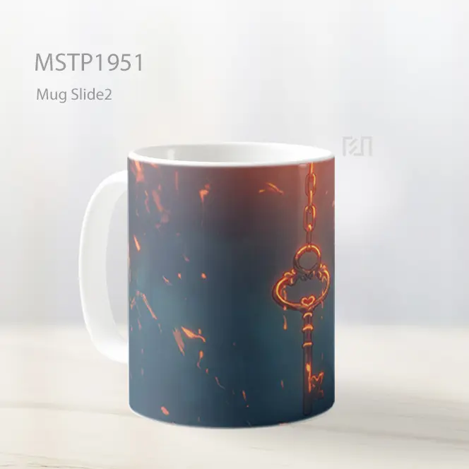 Mystery Key Attack On Titan Mug MSTP1951 - All-side / Desain