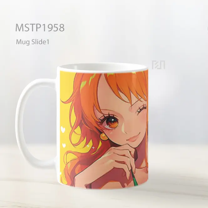 Nami One Piece Cute Smile Mug MSTP1958 - All-side / Desain