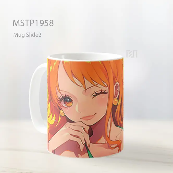 Nami One Piece Cute Smile Mug MSTP1958 - All-side / Desain