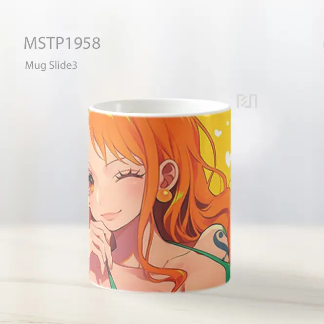 Nami One Piece Cute Smile Mug MSTP1958 - All-side / Desain